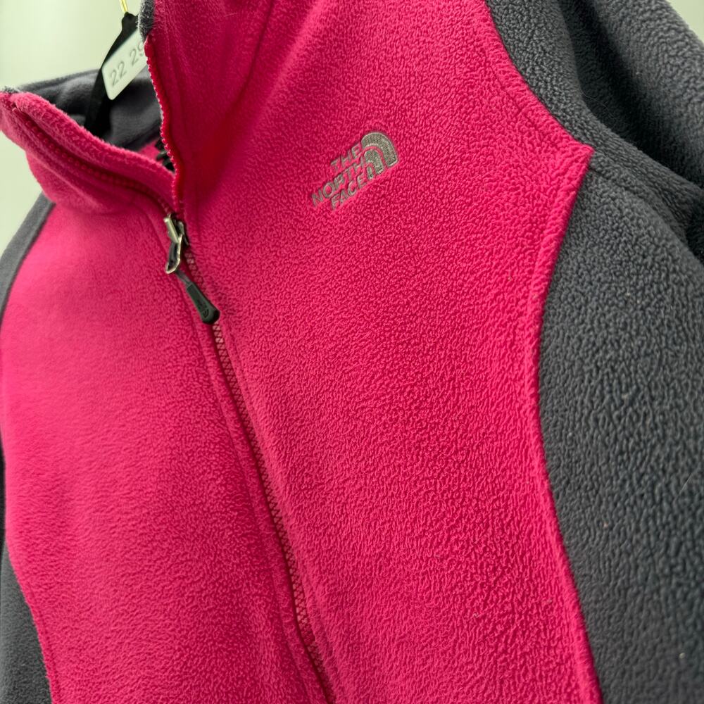 The‎ North Face FlashDry Fleece Jacket Womens Medium Pink Purple Full Zip